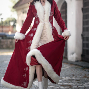 Bella Royal Christmas Red Coat