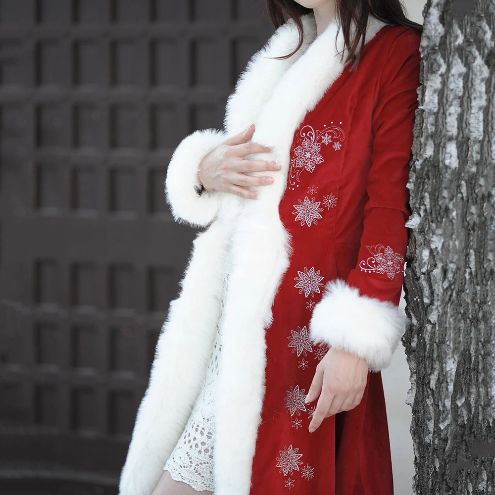 Bella Royal Christmas Red Coat