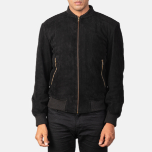 Blain Black Bomber Jacket