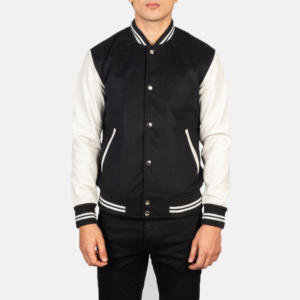 Ferris Black & White Varsity Jacket