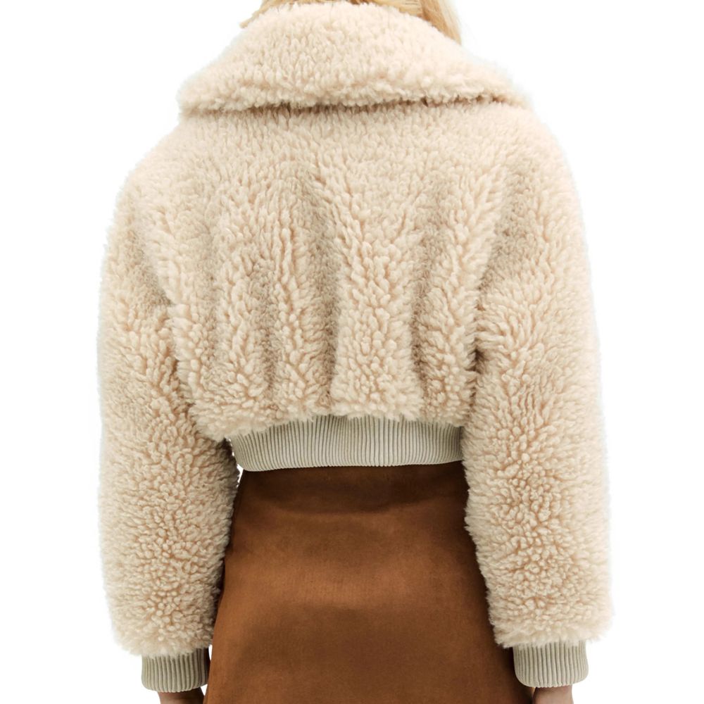 Helena Cropped Shearling Jacket