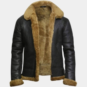 Kraven Shearling Aviator Jacket