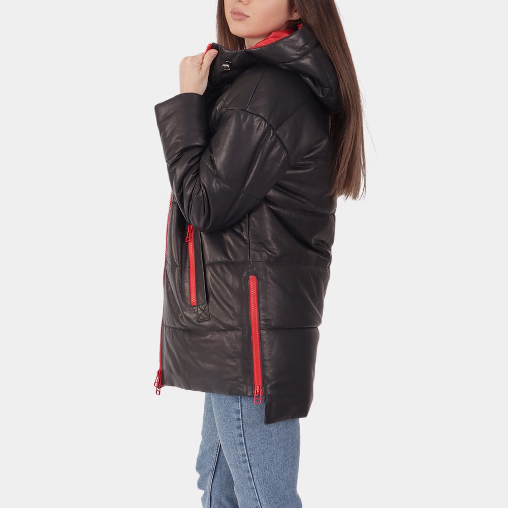 Luna Black Puffer Jacket