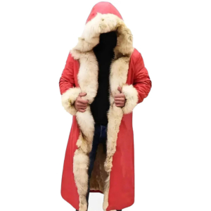 Mark Christmas Santa Claus Leather Coat