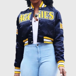 North Carolina A&T Cropped Varsity Jacket