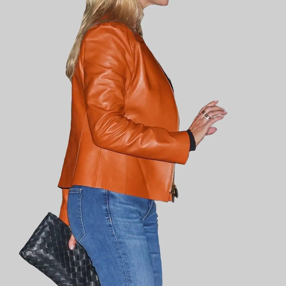 Reese Witherspoon Brown Leather Jacket