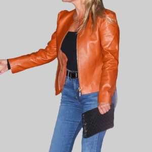 Reese Witherspoon Brown Leather Jacket