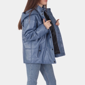 Scarlett Blue Puffer Jacket